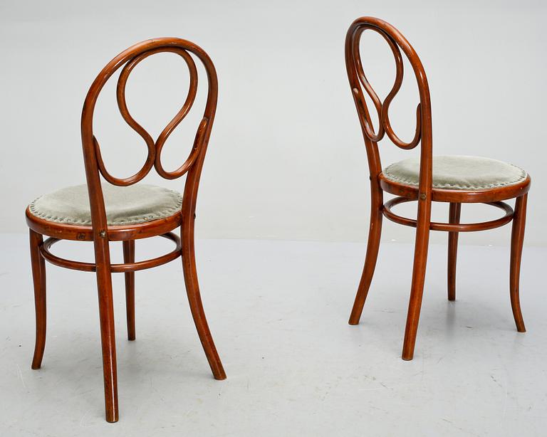 STOLAR, ett par, Thonet, troligen omkring sekelskiftet 1900.