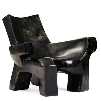 15. Philippe Zunino, a unique easy chair/ sculpture, France, 1980's.