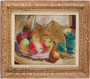 Isaac Grünewald, Still life with apples.