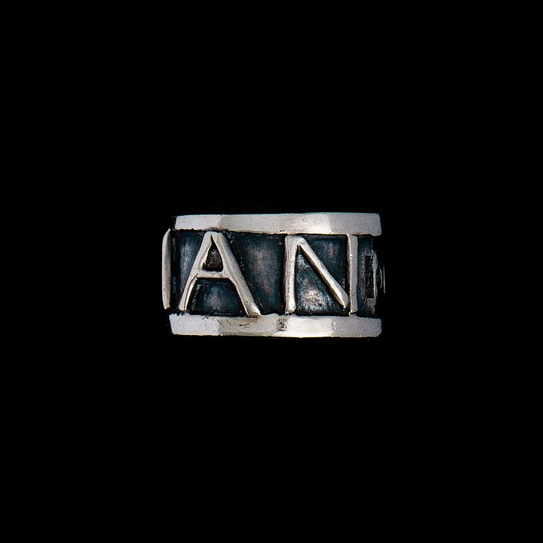 RING, Efva Attling, silver.