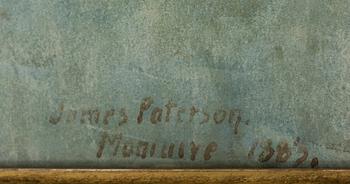 JAMES PATERSON, akvarell, signerad James Paterson och daterad Moniaive 1883.
