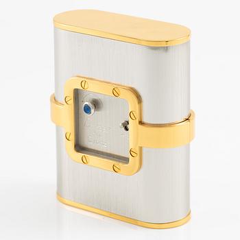 Cartier, Santos de Cartier "Pendulette", table clock, approx. 67 x 85 x 28 mm.