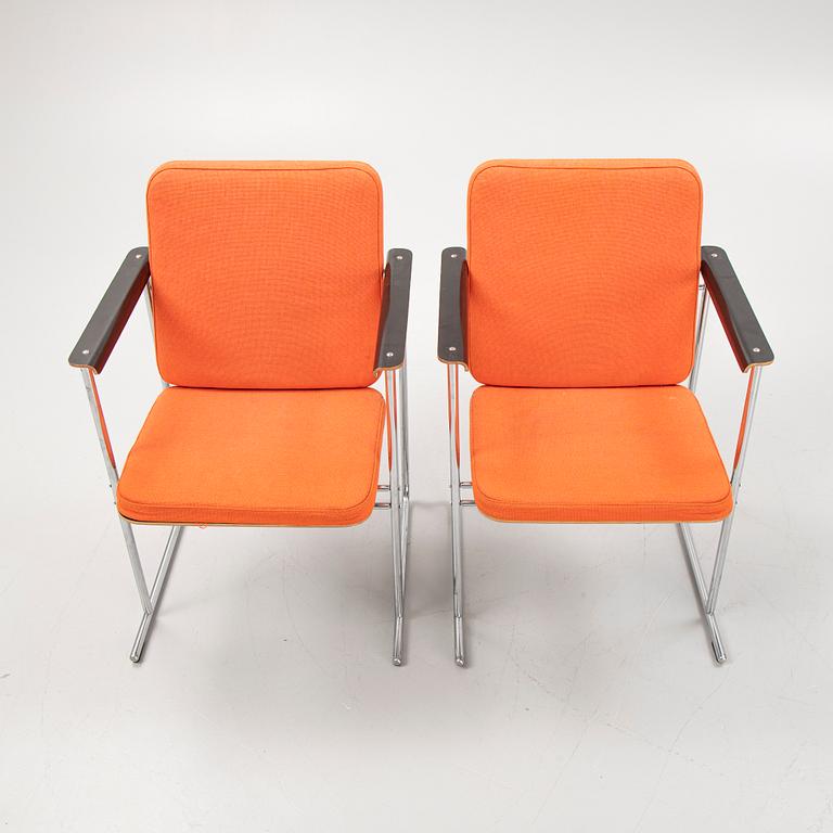 Yrjö Kukkapuro, six 'Skaala 474' armchairs, Avarte, late 20th century.