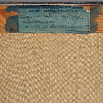 Gösta Werner, "Blå plan".