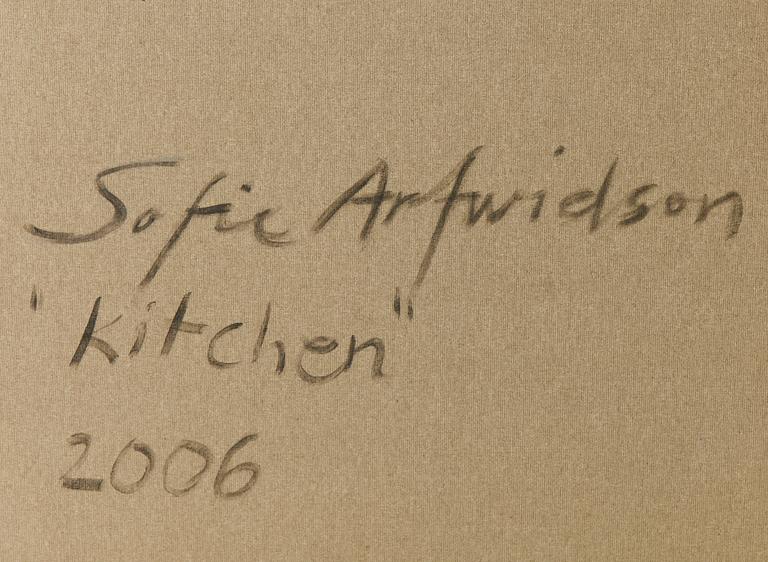 SOFIE ARFWIDSON, "Kitchen". Signerad Sofia Arfwidson och daterad 2006 a tergo.