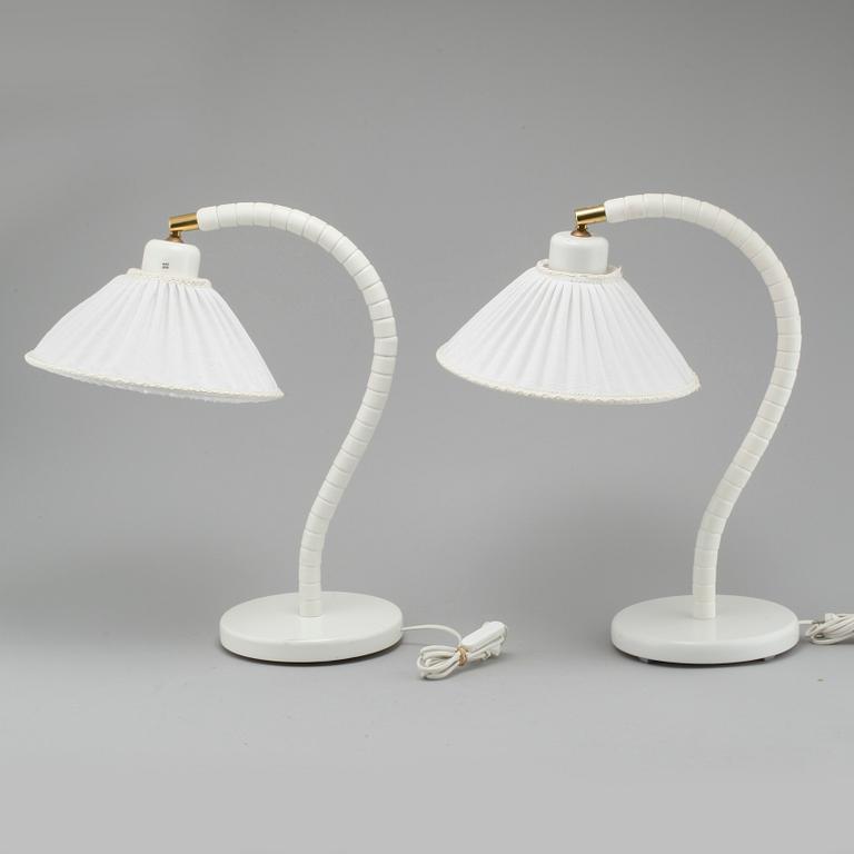 A pair of table lamps from Markslöjd, from the second half of the 20th century.