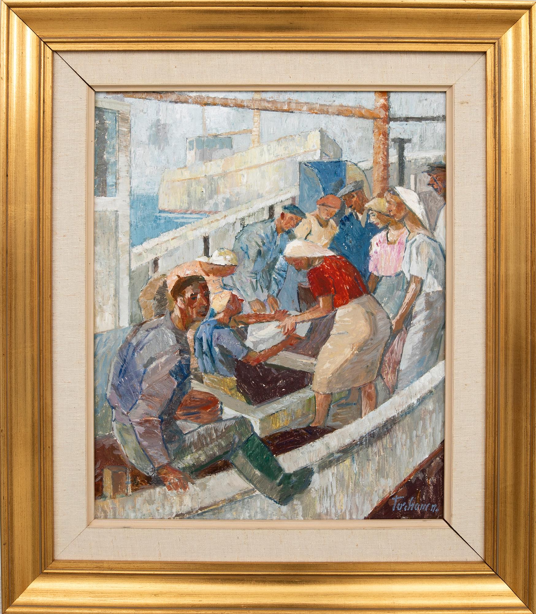 Gunnar Torhamn, oil on canvas, signed.