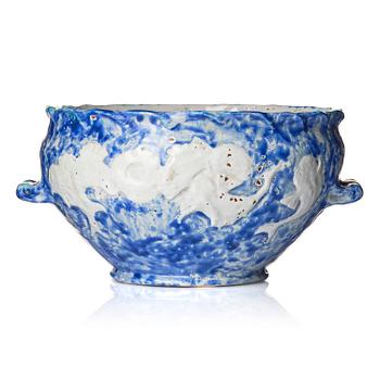 89. Riborg Böving, a faience bowl, Arvika, Sweden, early 20th century.