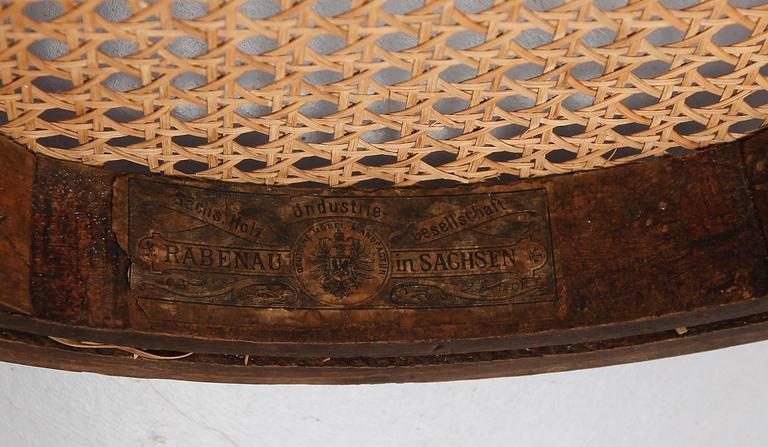 STOLAR, 5 st, Thonetmodell, 1900-talets första hälft.