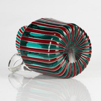 Gio Ponti, kanna, glas, Venini, Murano, Italien, 1950-tal, modell 909.