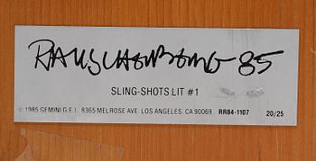 Robert Rauschenberg, Sling-Shots Lit #1.