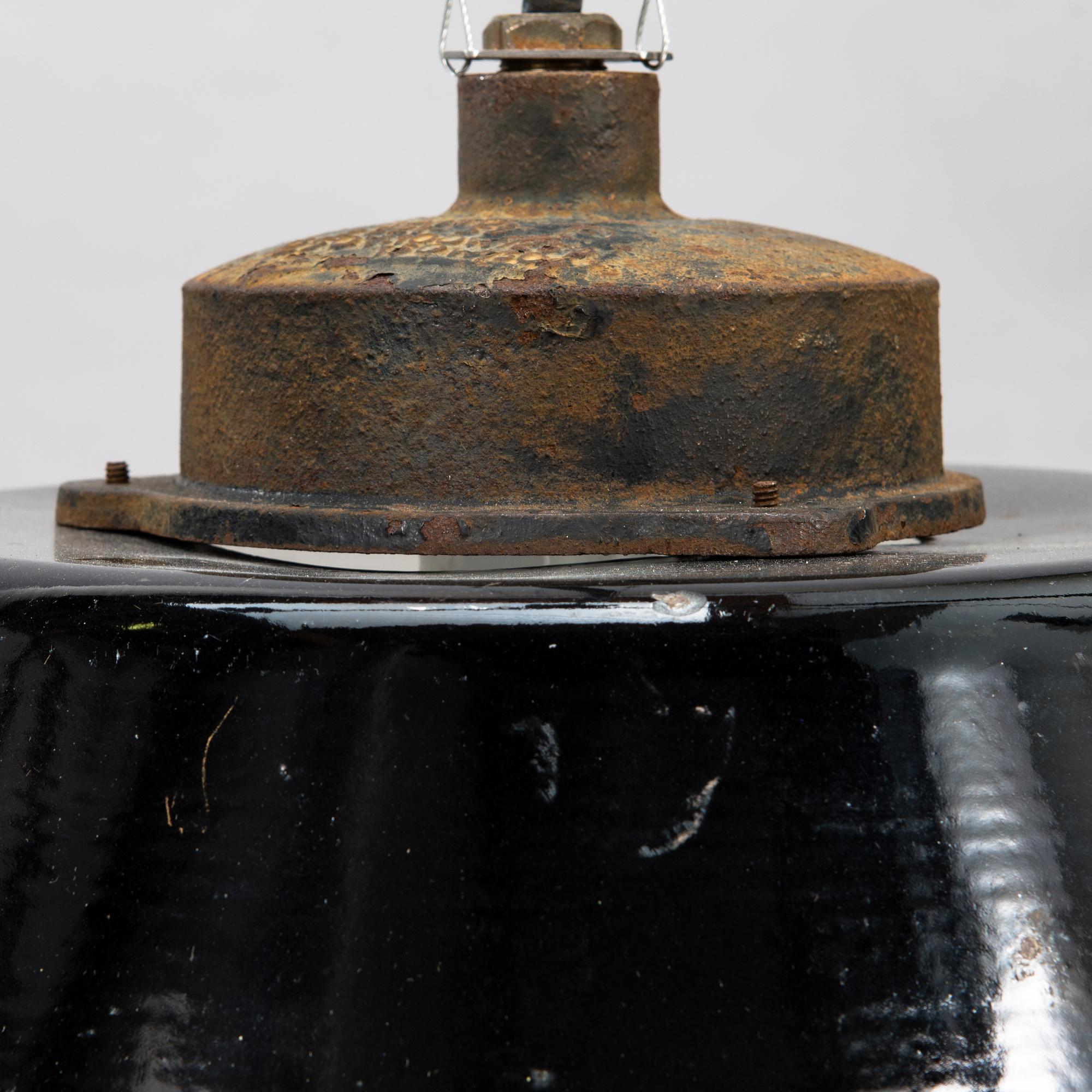 PAAVO TYNELL, Two 1930's '2521-53' industrial light for Taito Finland.