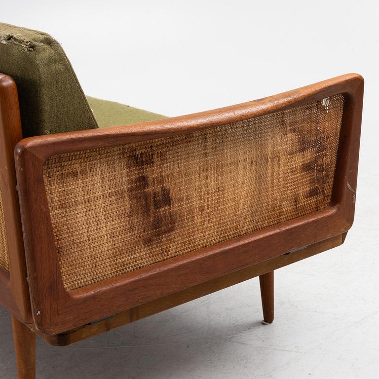 Peter Hvidt & Orla Mølgaard Nielsen, sofa/daybed, France & Son, Denmark, mid-20th century.