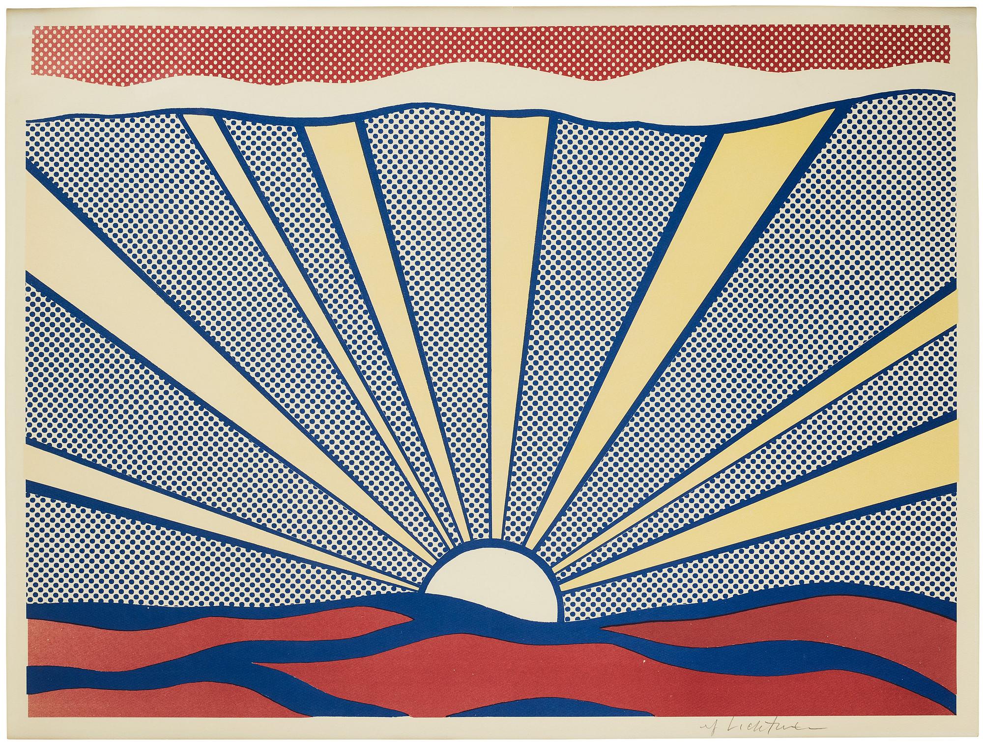 Roy Lichtenstein, "Sunrise".