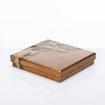 A Japanese lacquer writing box, Suzuribako, Edo perioden, sent 1600-tal/tidigt 1700-tal.