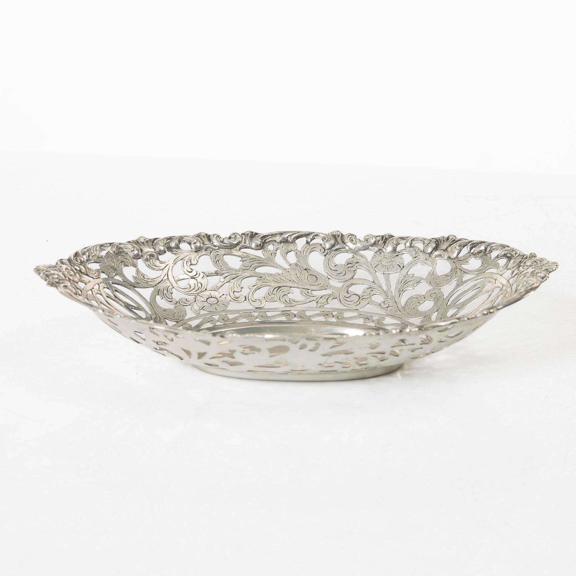 Fats, 3 pcs, silver, marked GAB, total weight approx. 400 g.