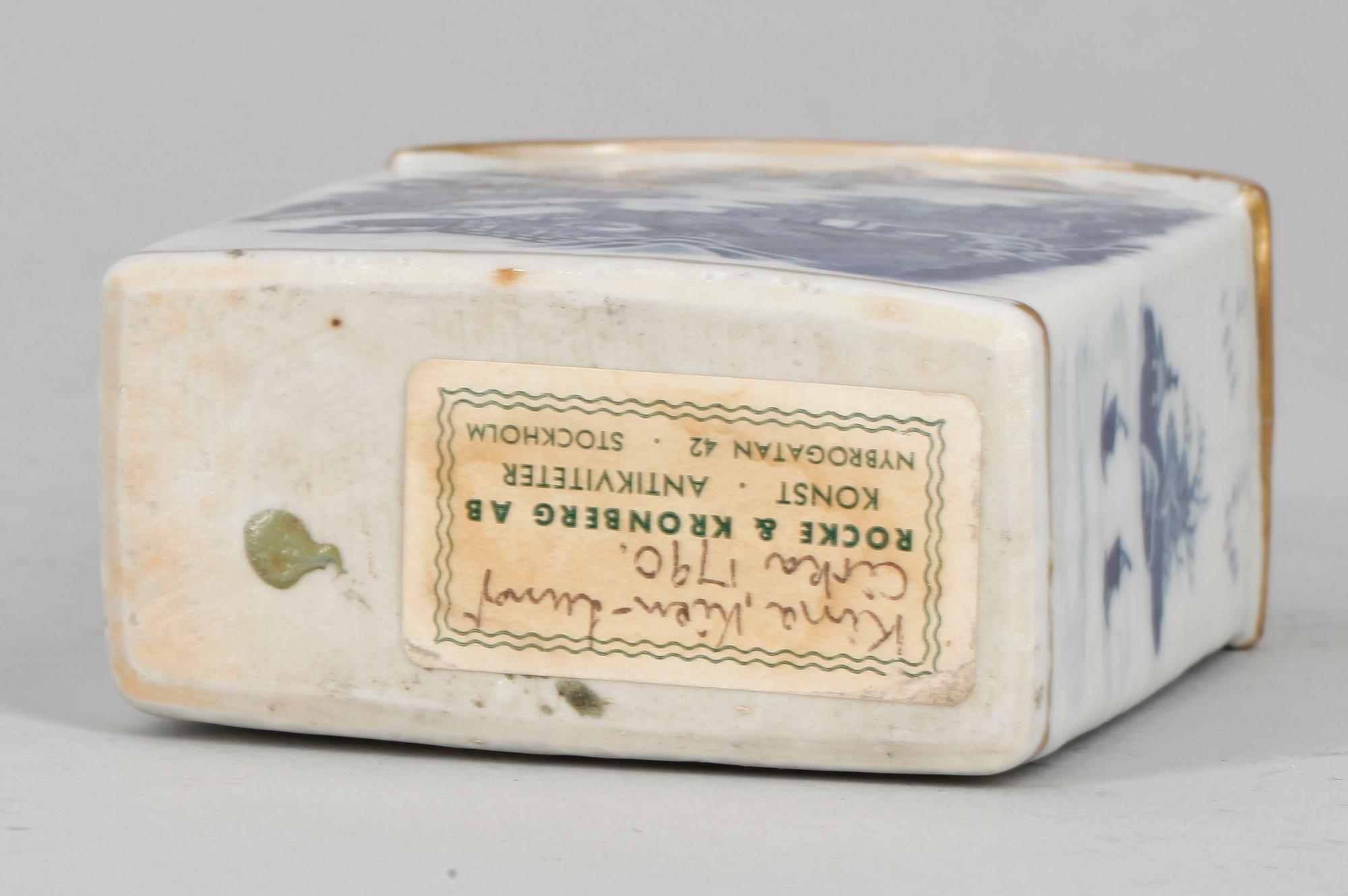TEDOSA, porslin, Kina, 1800-tal.