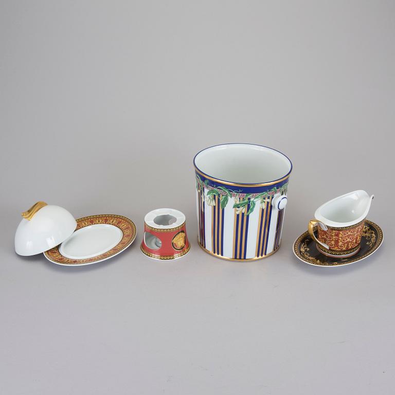 MATSERVIS, porslin, 70 delar, "Medusa", Versace för Rosenthal.