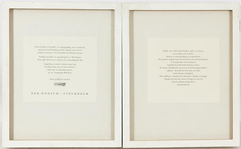 Olle Bonniér, "Triptyk" / "Sankt Sebastian".