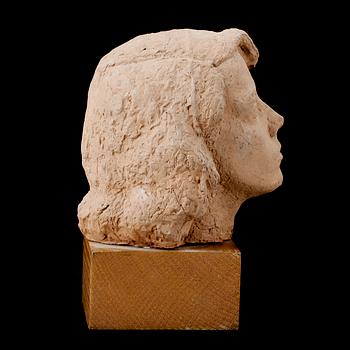 ARNE JONES, skulptur, terrakotta. Sign och numr 10/20.