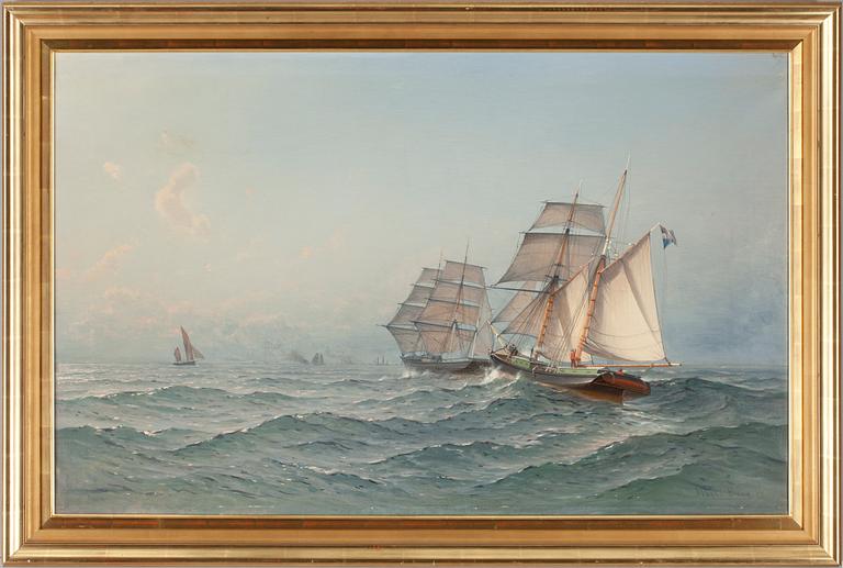 ALBERT BERG, olja på duk, sign o dat 94.