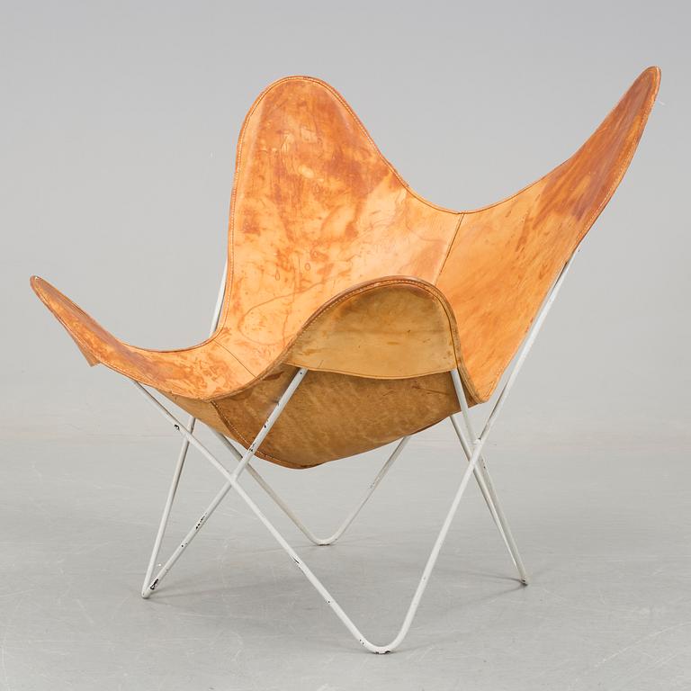 FÅTÖLJ, s.k. "Butterfly-chair", 1970-talets början.