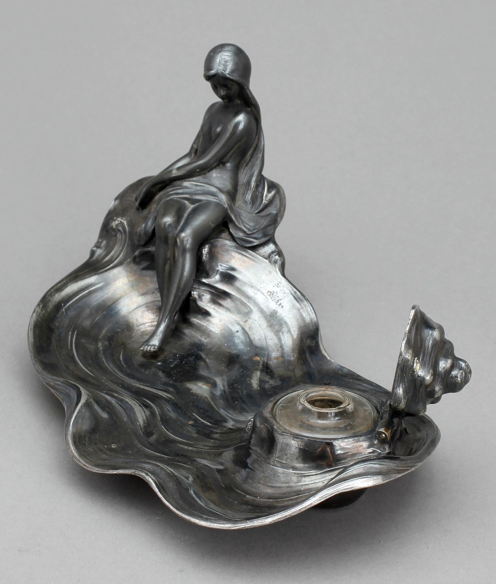 BLÄCKSTÄLL, nysilver, jugend, WMF, 1900-talets början.