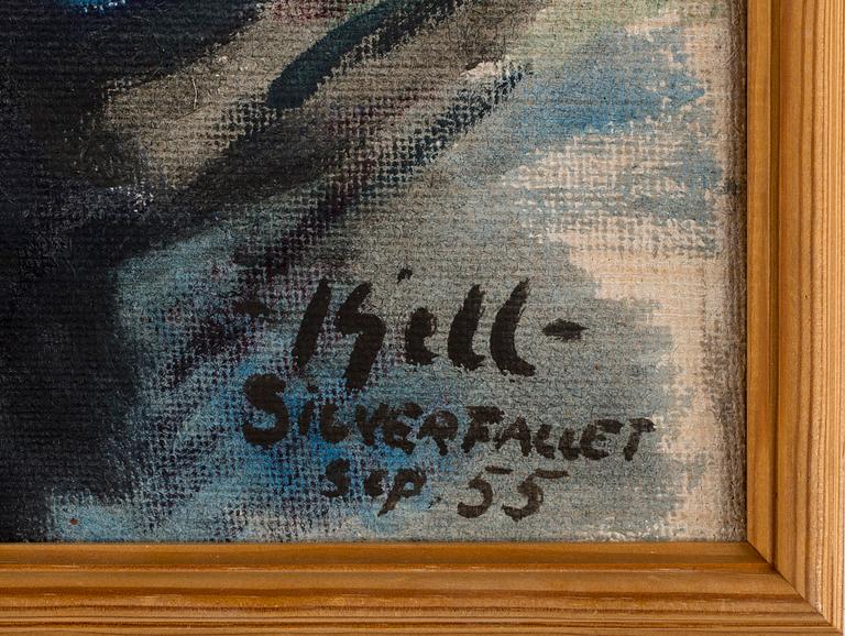 KJELL LEANDER-ENGSTRÖM, olja på duk, signerad samt daterad september -55.