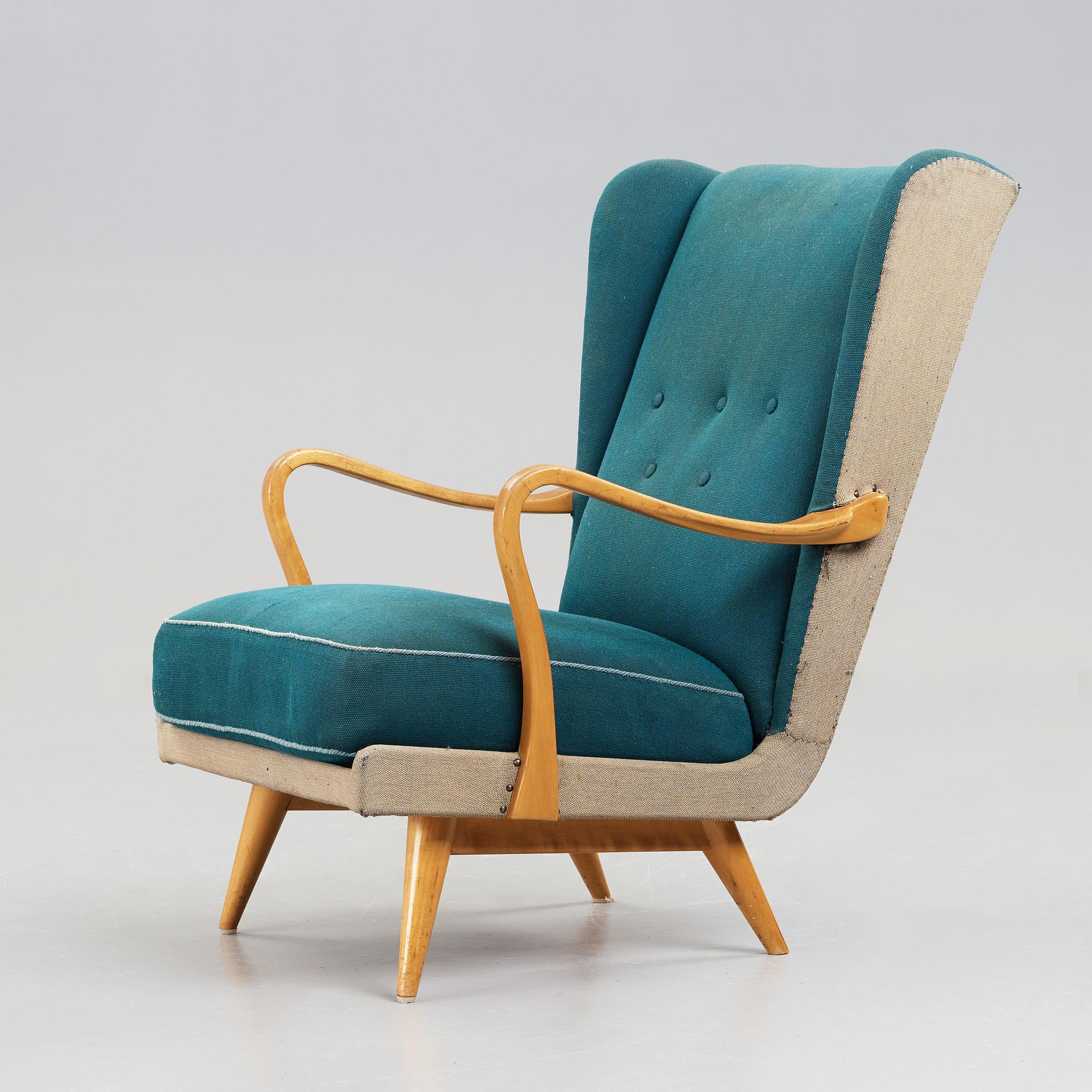 A mid 20th century easy chair by Gemla, Diö.