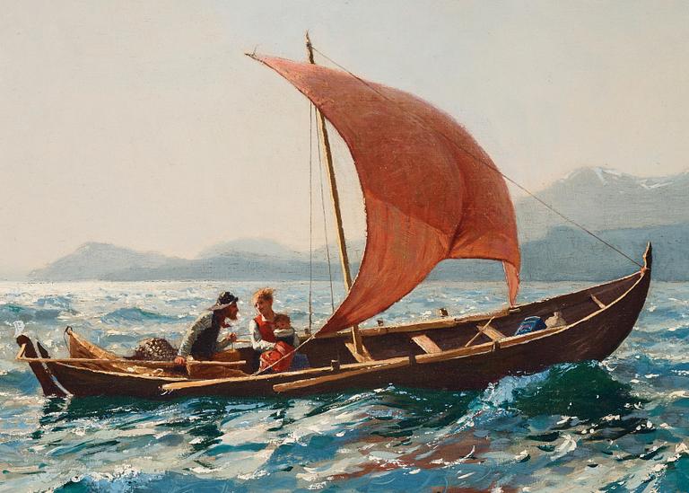 Hans Dahl, The voyage.