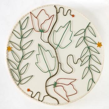 Hans Bergström, a ceiling lamp model 82, ateljé Lyktan, Åhus, Sweden 1940-50s.