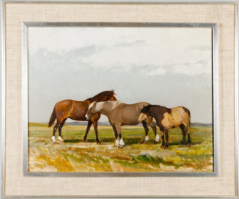 SVEN HELLQVIST, olja på duk, sign och dat -86.