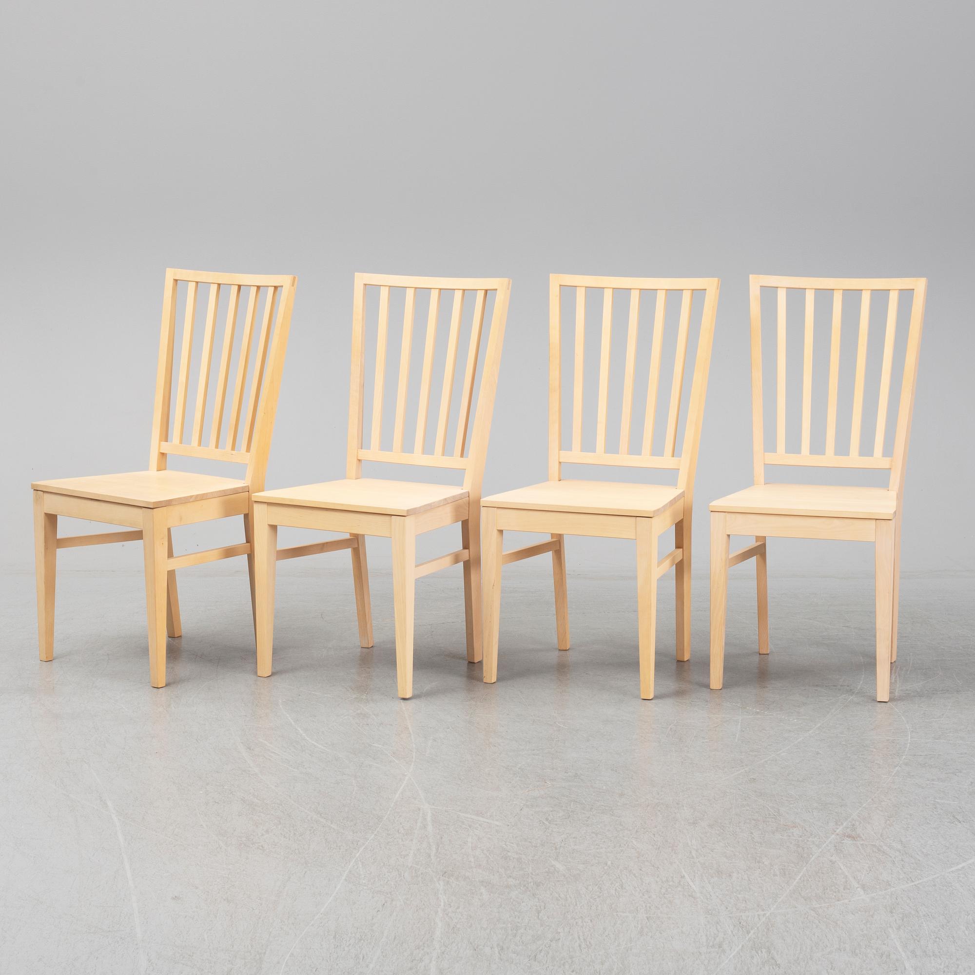 Four G.A.D chairs "Fröjel".