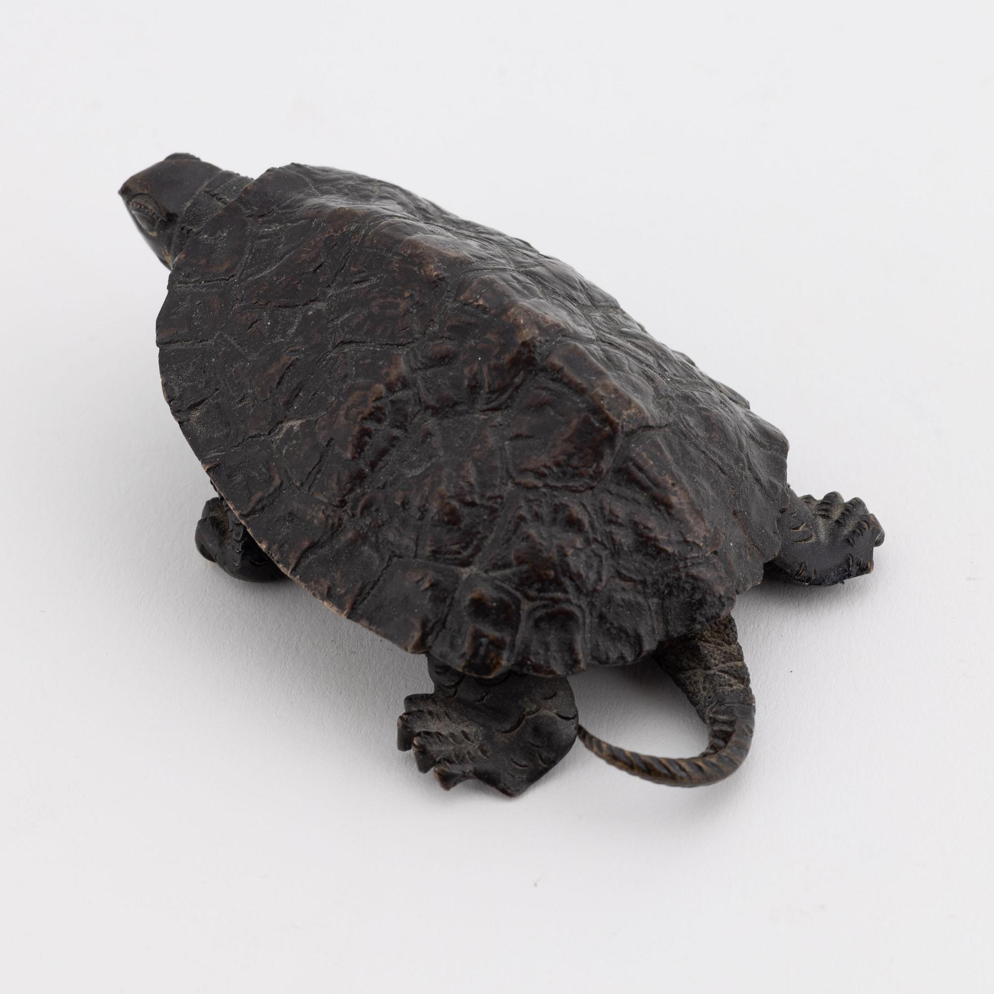 Figurin, brons, Japan, Meiji (1868-1912).