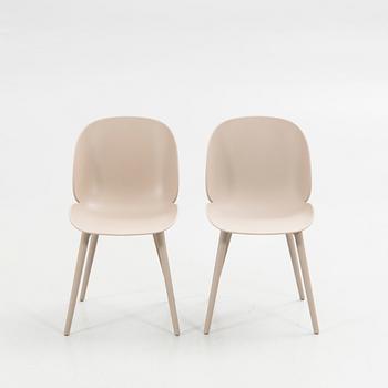 GamFratesi, chairs, 5 pcs, "Beetle Chair", Gubi, Denmark.