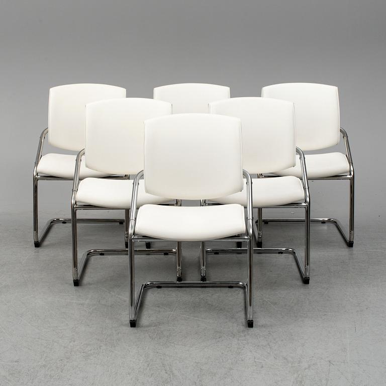 Six chairs by Now by Hulsta.