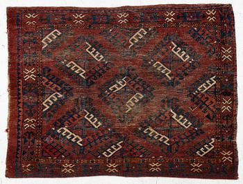 A 'Lebab' Turkmen bag face,  c. 113 x 83 cm, middle Amu Darya, Turkmenistan, early to mid 19th century.