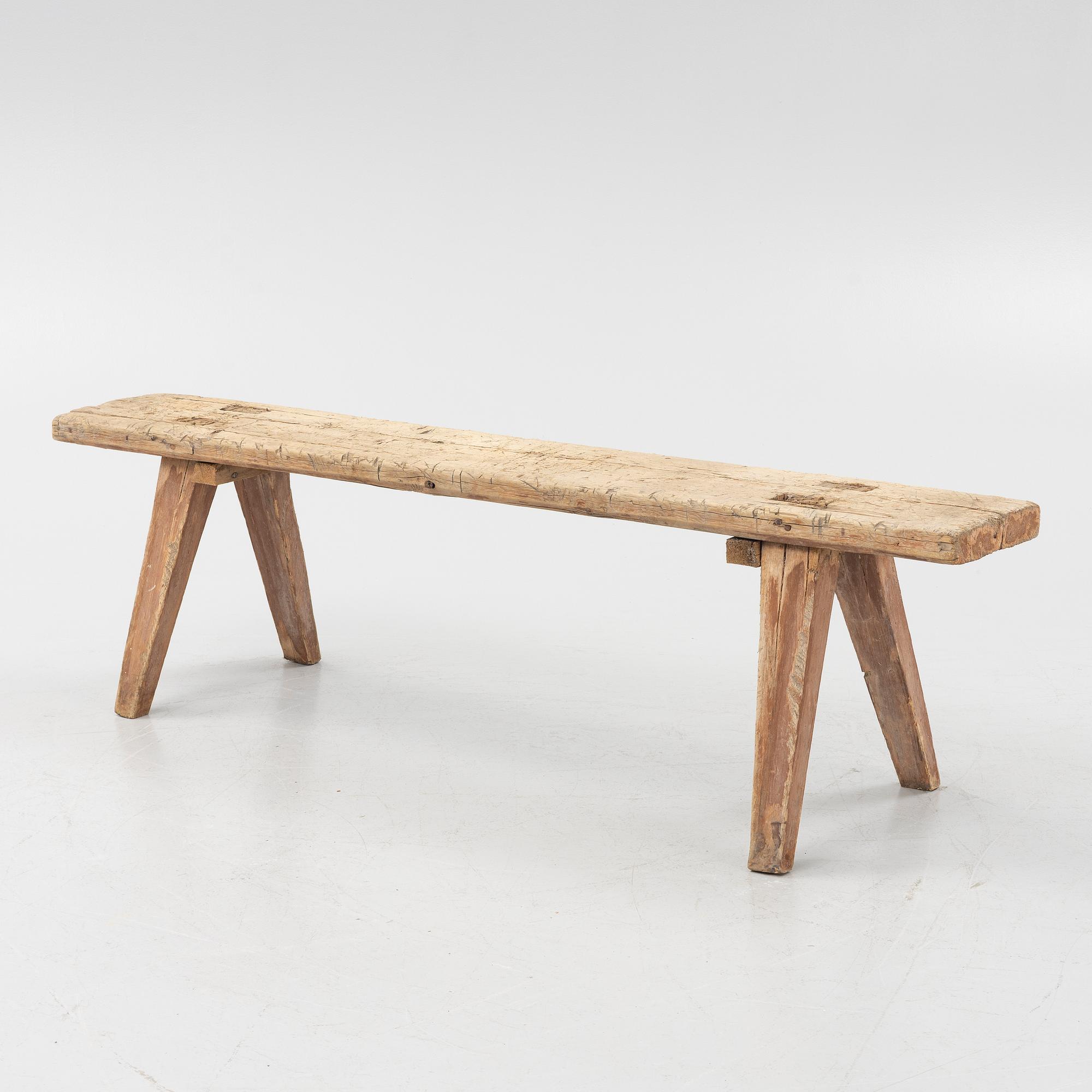 Bänk, tidigt 1900-tal.