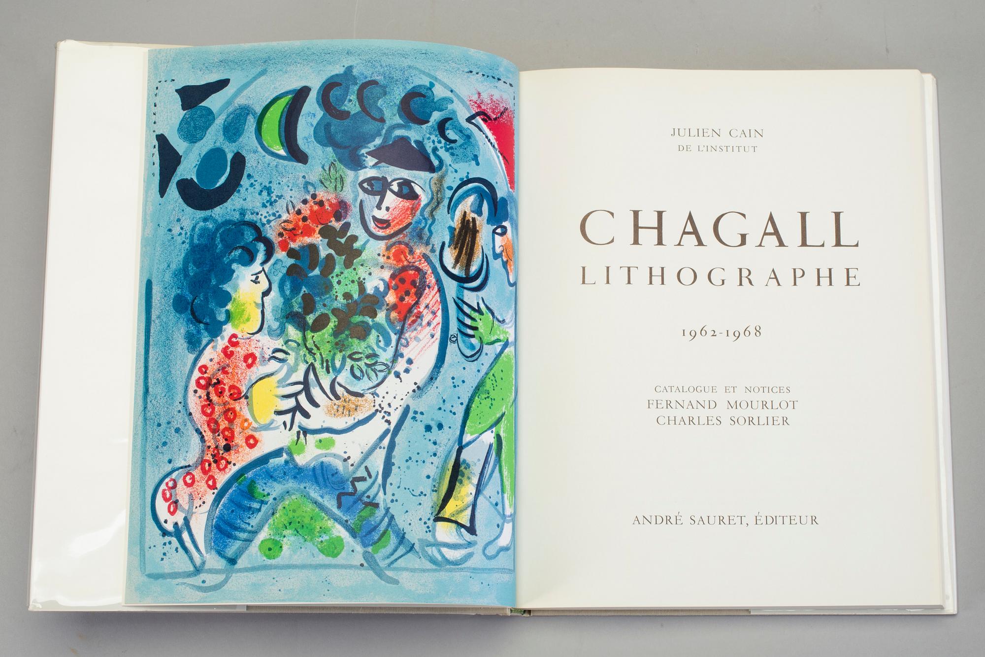 MARC CHAGALL, Books 4 (vol I-IV) containing a total of 28