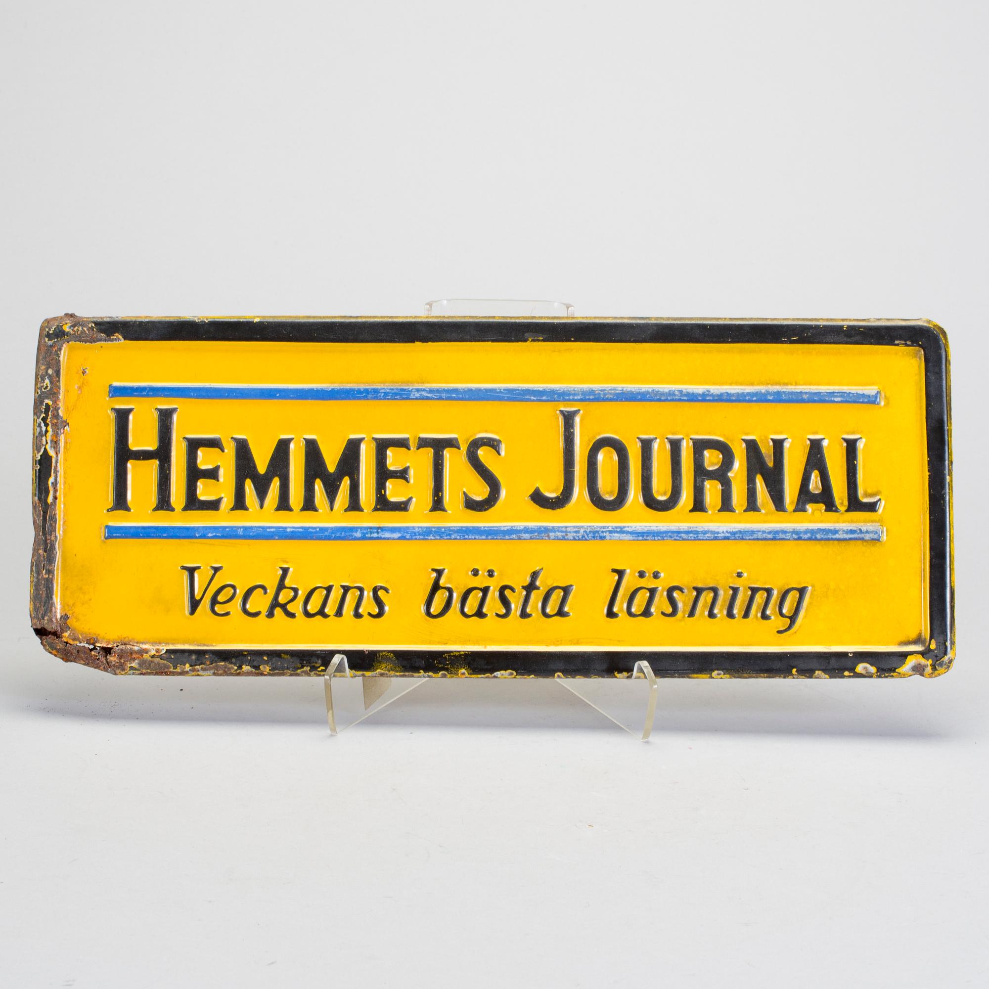 REKLAMSKYLT, 1900-talets mitt.