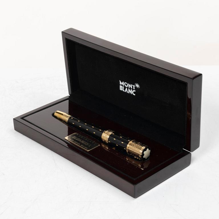 A Montblanc fountain pen, limited edition 'Queen Elizabeth I' from the series 'Patrons of Art'.