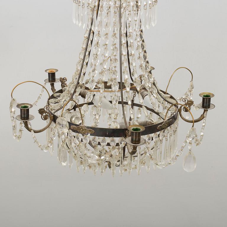 A 20th century Empirte style chandelier.