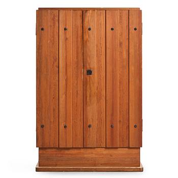 Axel Einar Hjorth, a "Lovö" stained pine cabinet, Nordiska Kompaniet, Sweden, 1930's.