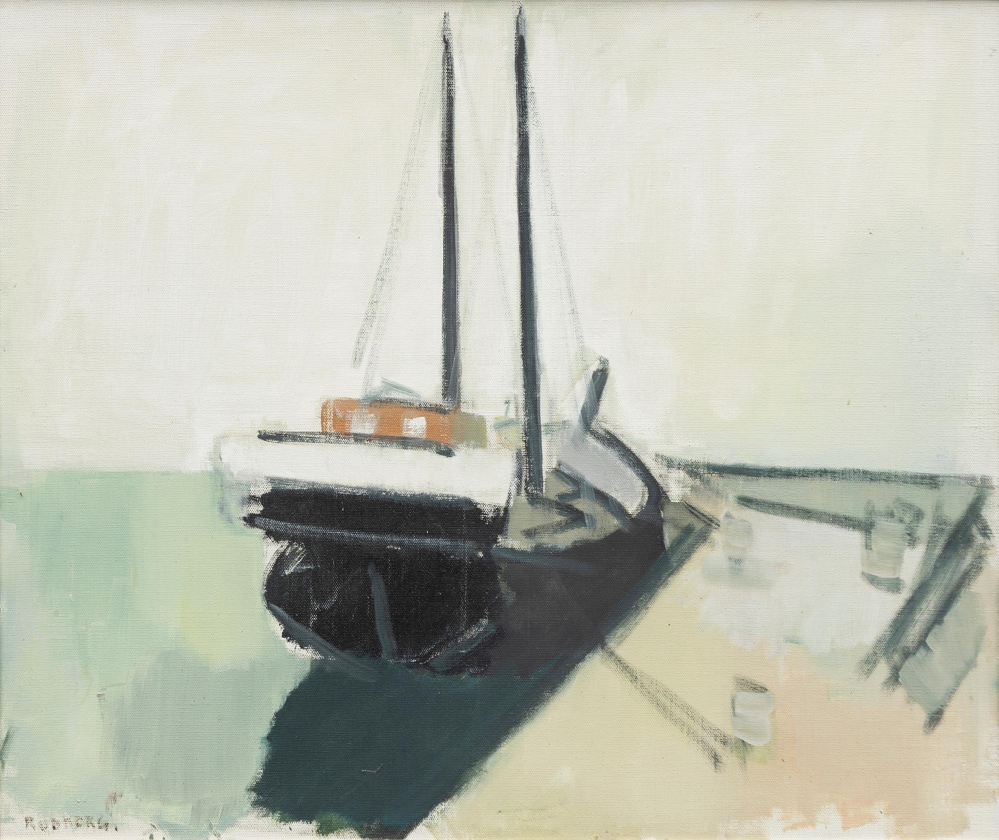 Gustav Rudberg, "Boat in backlight".