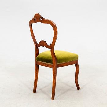 Ladies' writing desk and chair, late 19th-century Rococo Revival.