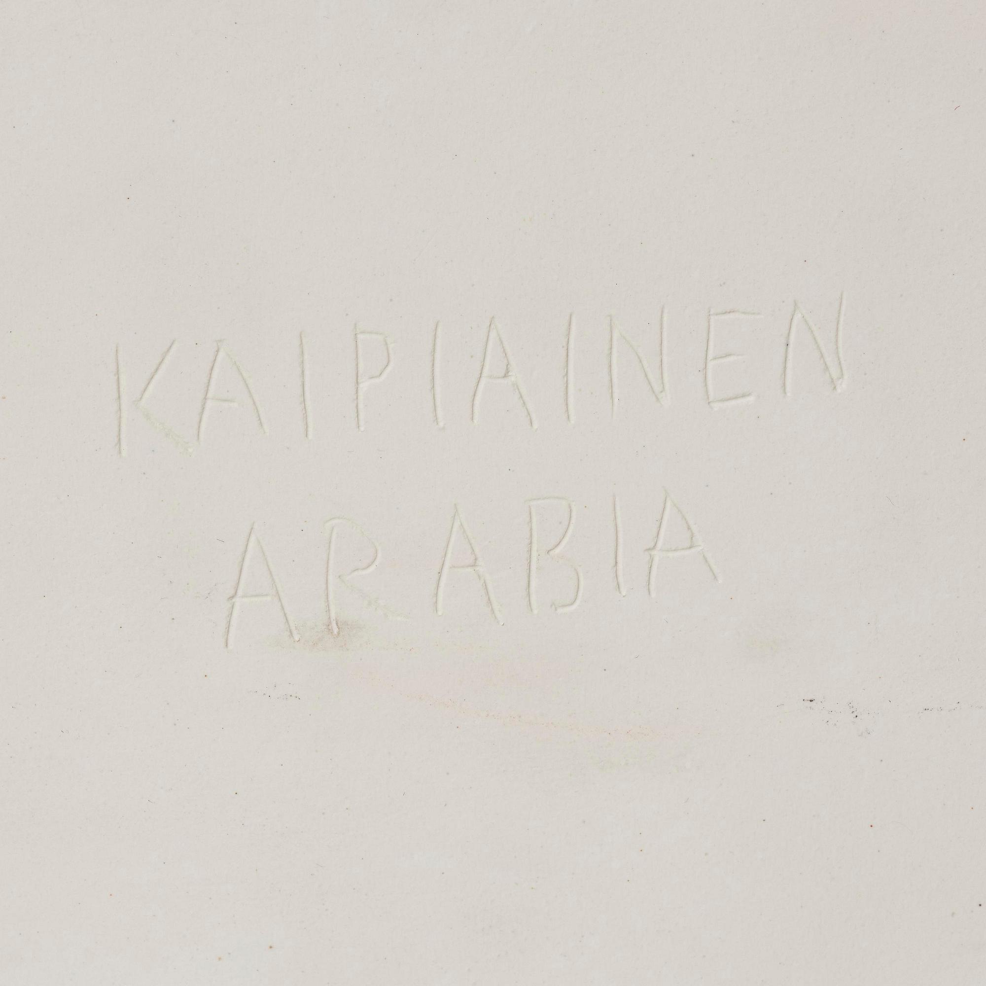 Birger Kaipiainen, a decorative ceramic dish, Arabia, Finland.