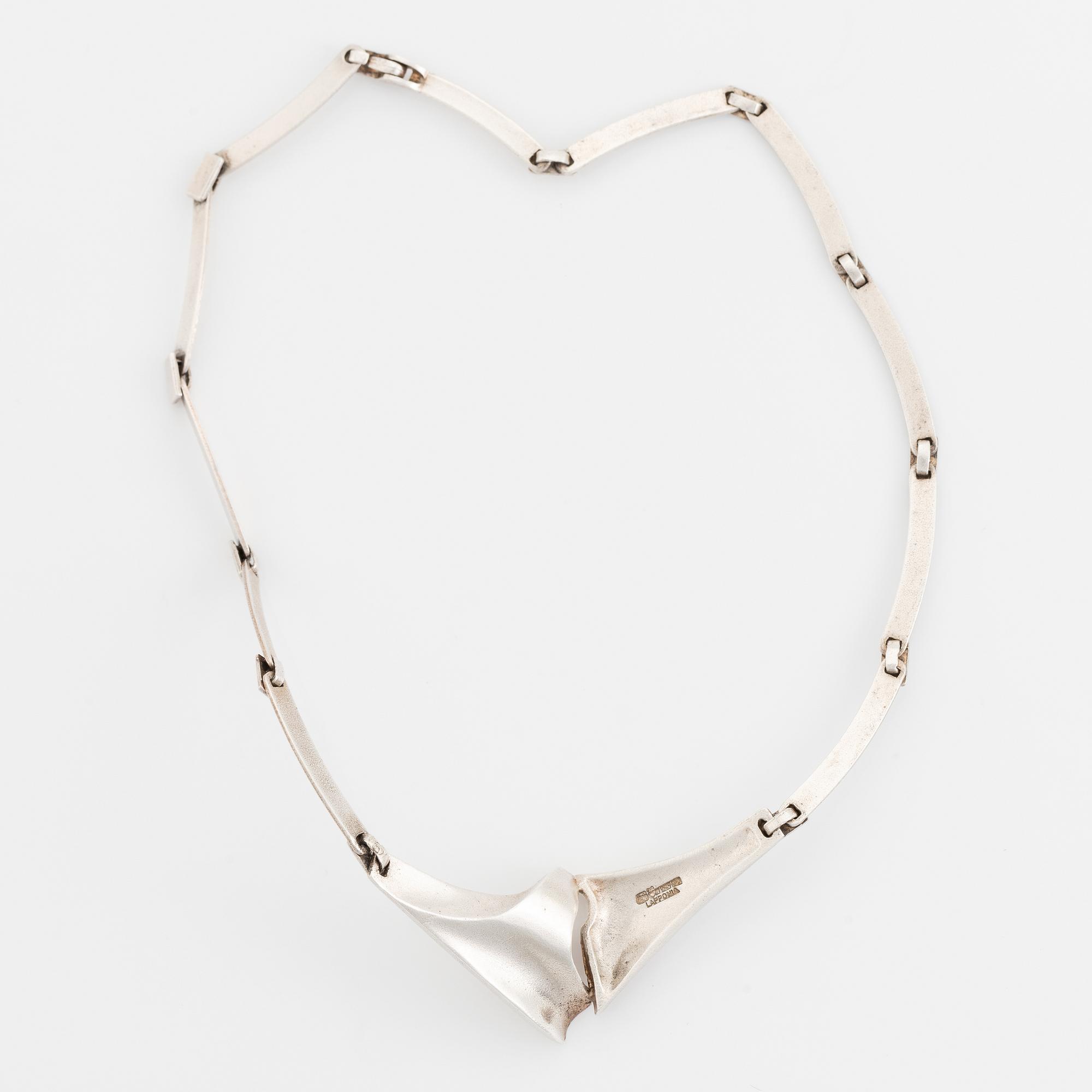 Björn Weckström, collier, sterlingsilver, Lapponia.