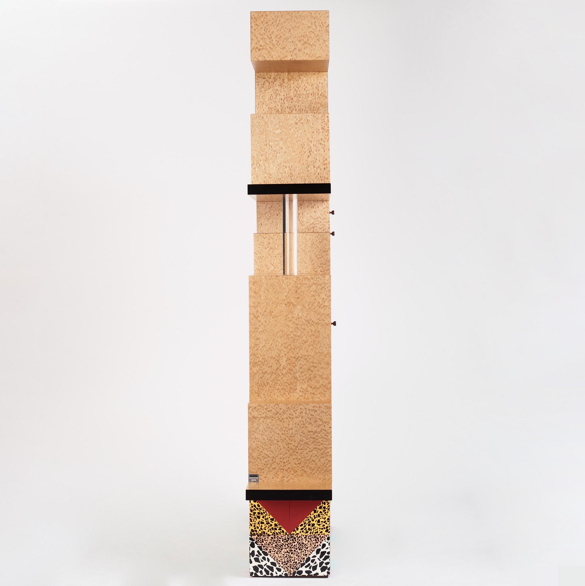 Ettore Sottsass, a "Max" bookcase, Memphis, Italy, post 1987.
