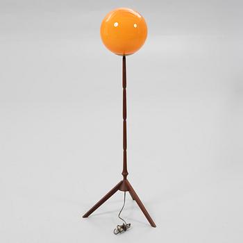 Floor lamp, teak, mid-20th century.