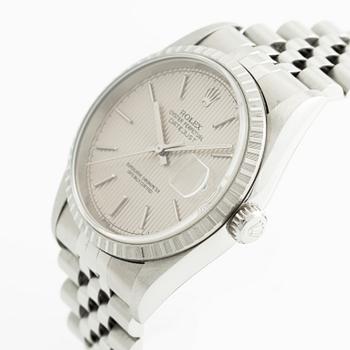Rolex, Datejust, "Tapestry Dial", wristwatch, 36 mm.